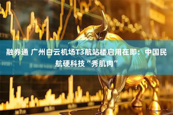 融券通 广州白云机场T3航站楼启用在即：中国民航硬科技“秀肌肉”