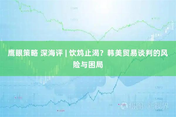 鹰眼策略 深海评 | 饮鸩止渴？韩美贸易谈判的风险与困局